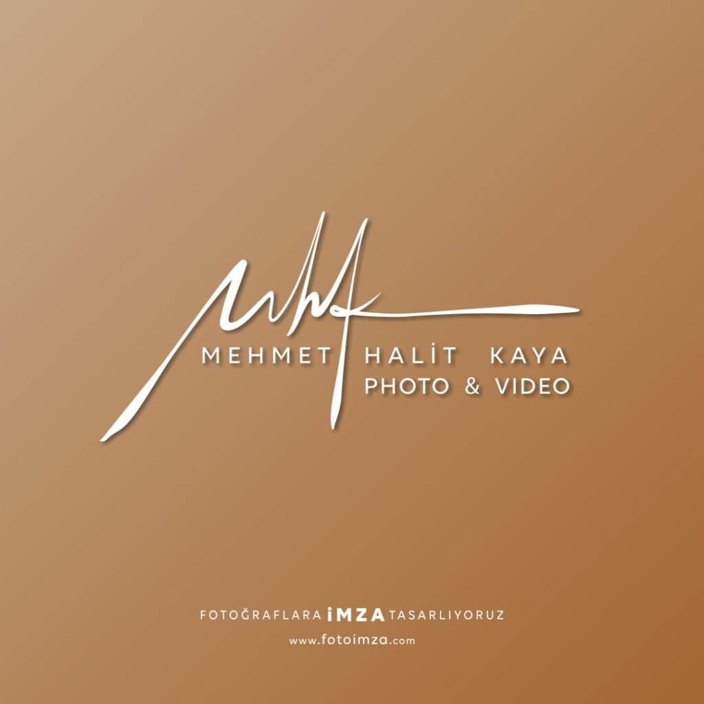 Mehmet imza örneği (baş harflerinden)