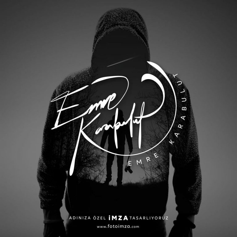 Emre isme özel imza oluşturma