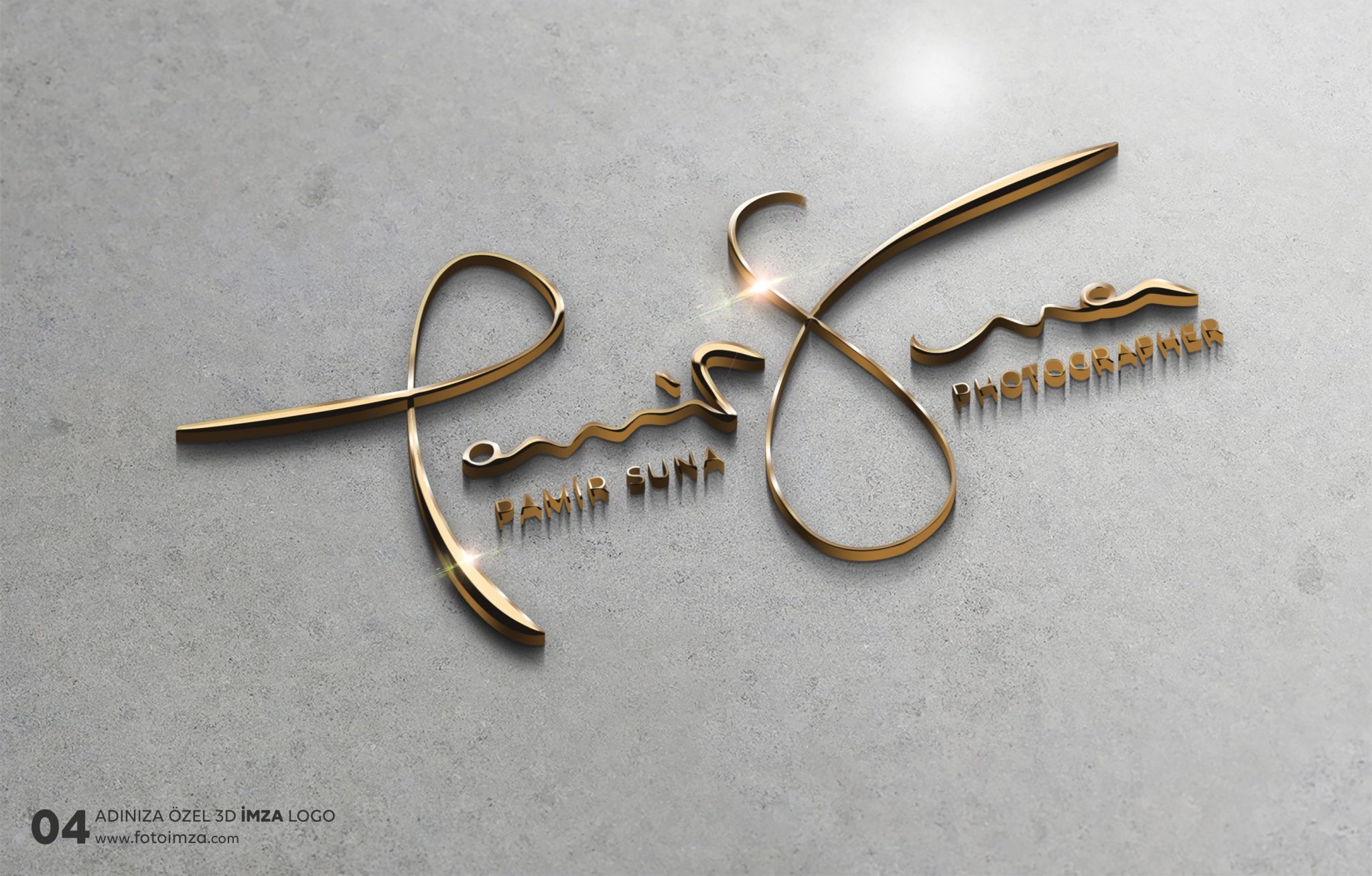 3d gold imza örnekleri