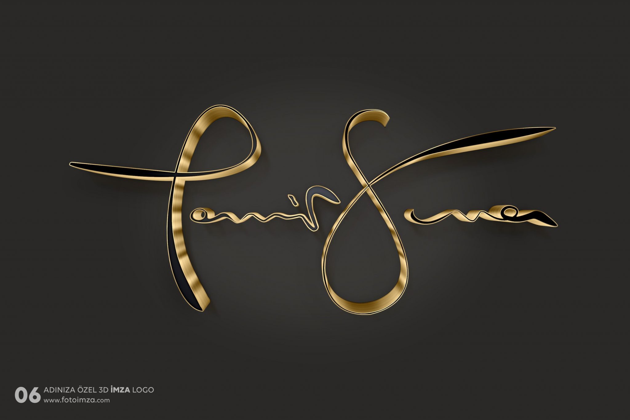 3d gold imza örnekleri