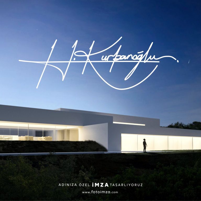 Hüseyin ismine özel imza örnekleri