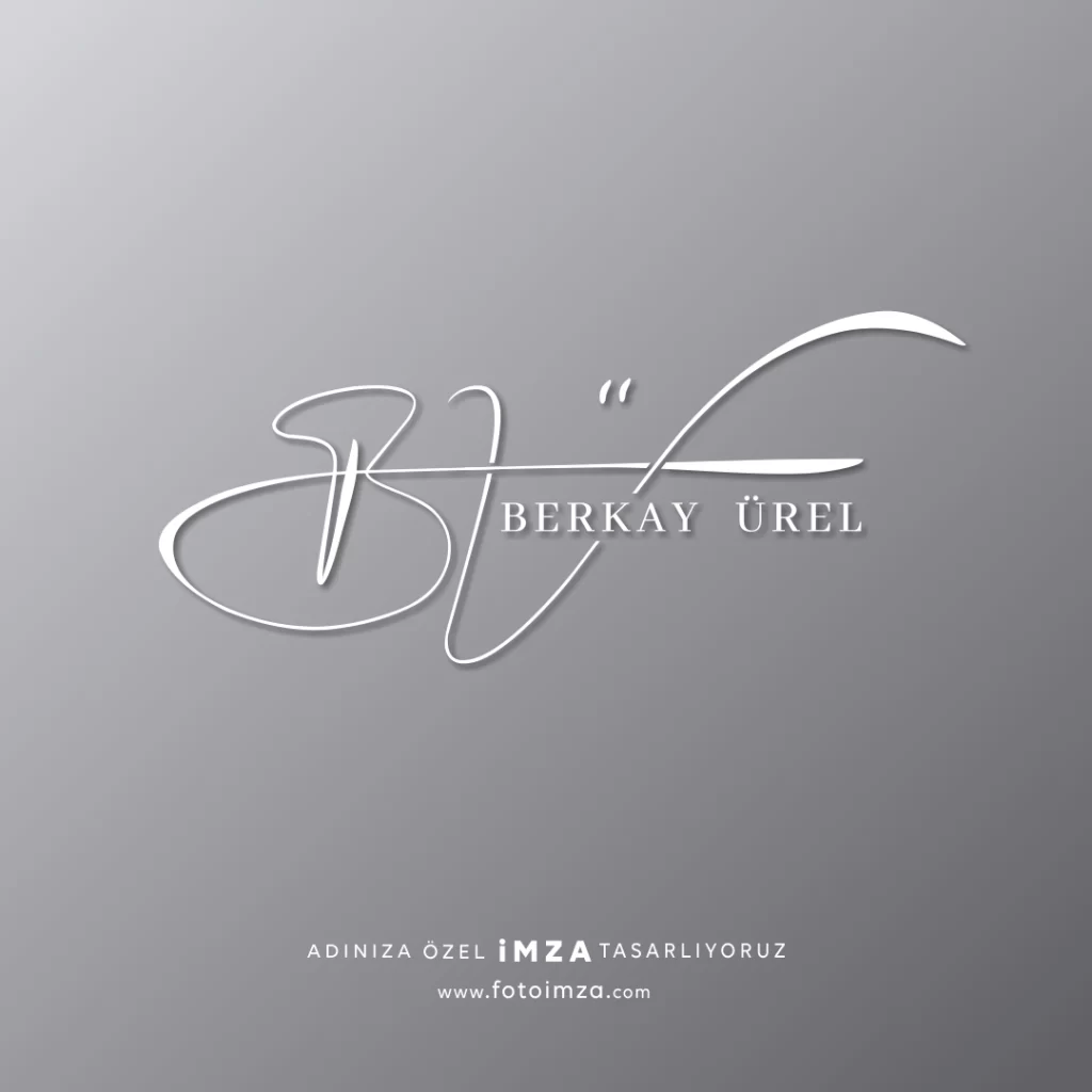Berkay ismi için imza şekilleri