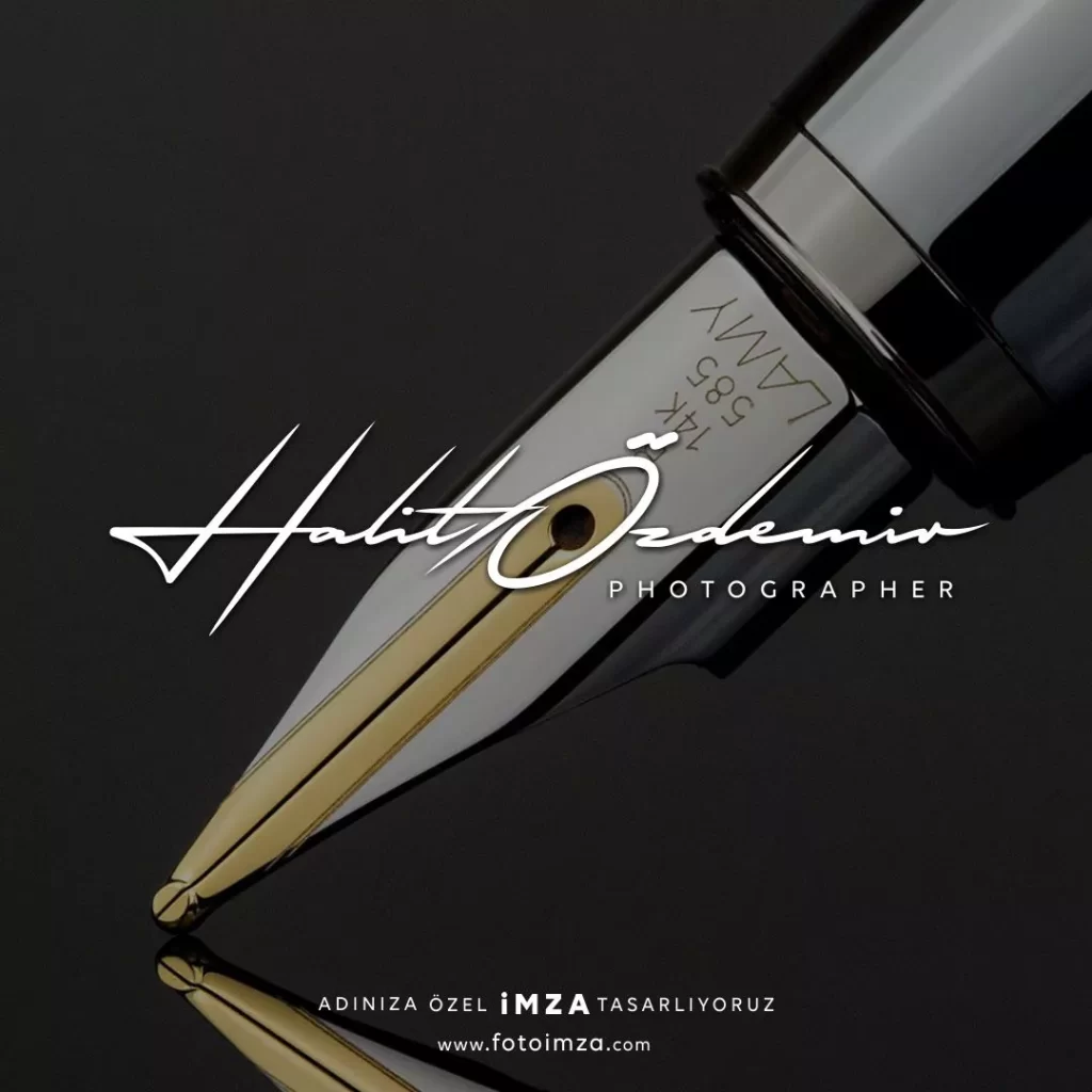 Halit isme özel imza tasarımları