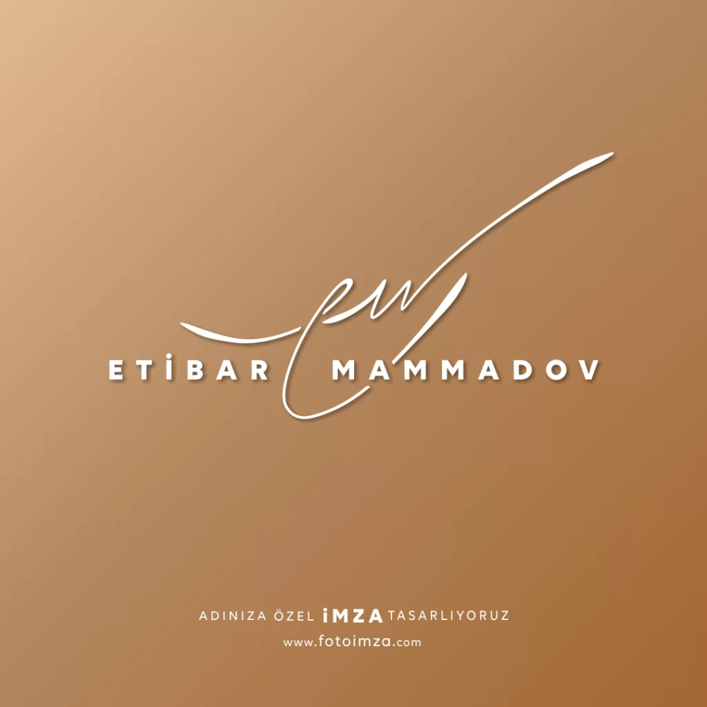 Baş harflerden imza örnekleri