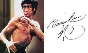 Bruce Lee imzası