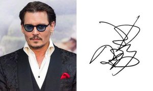 Johnny Depp imzası