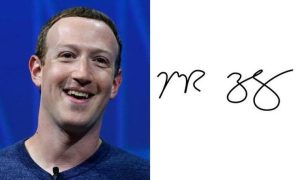 Mark Zuckerberg imzası