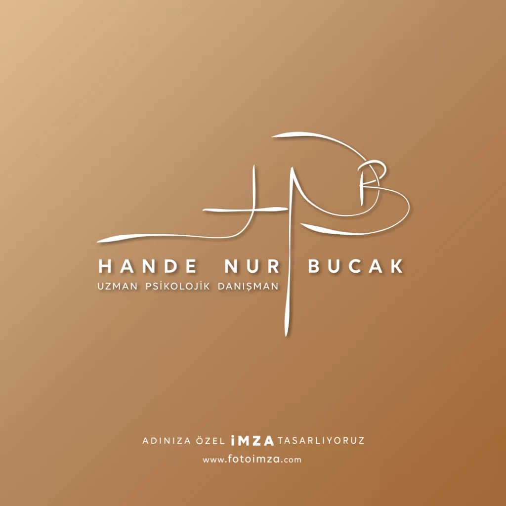 Baş harflerden imza tasarımı