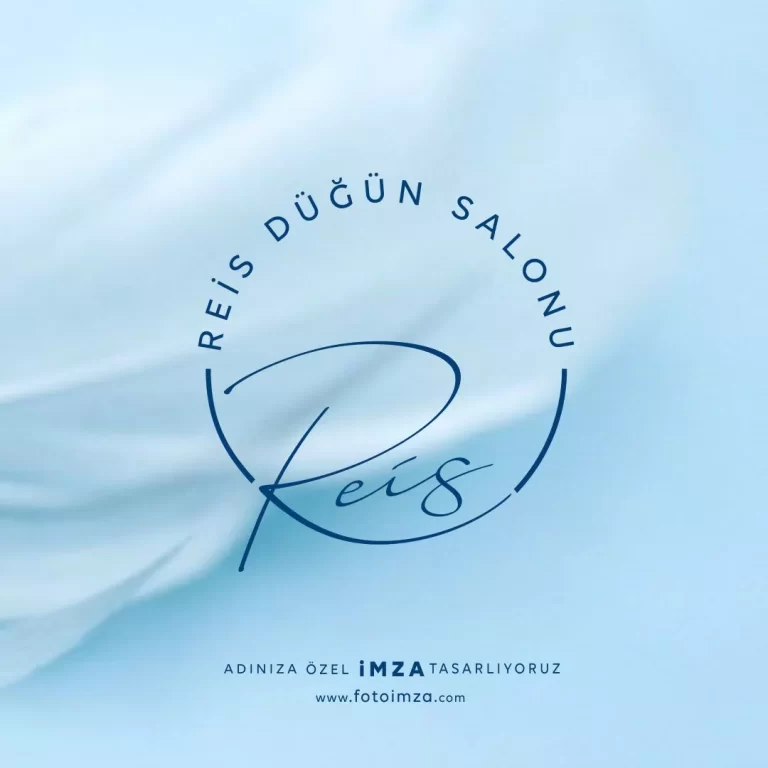 Düğün Salonu yuvarlak logo tasarımı