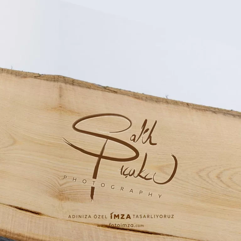 Salih isme özel logo imza