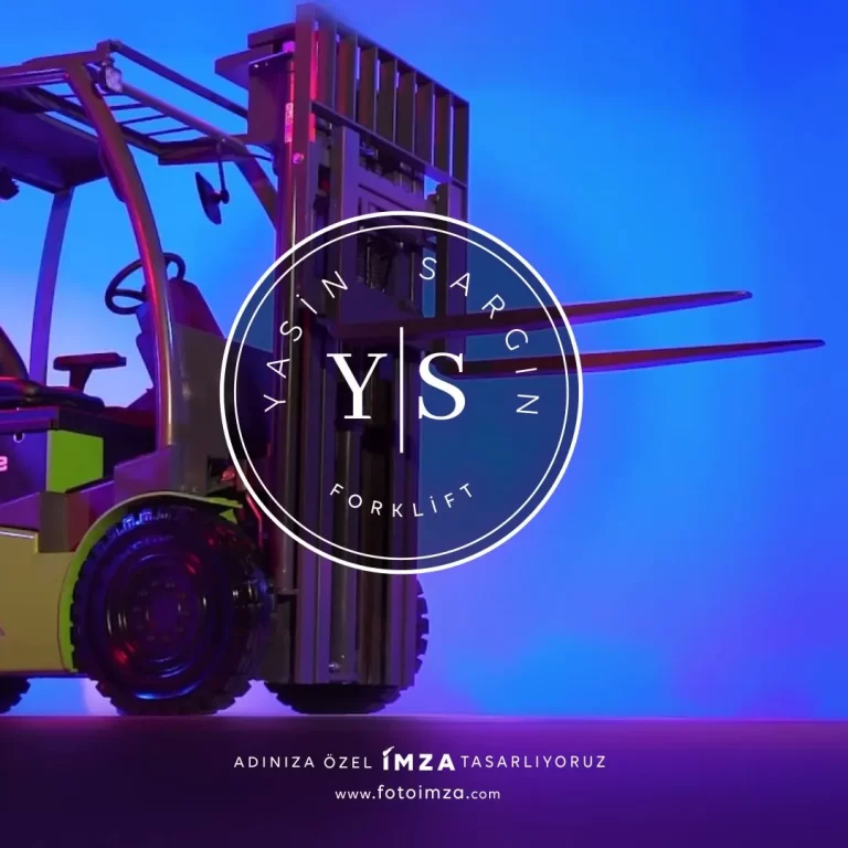 Forklift yuvarlak logo örnekleri