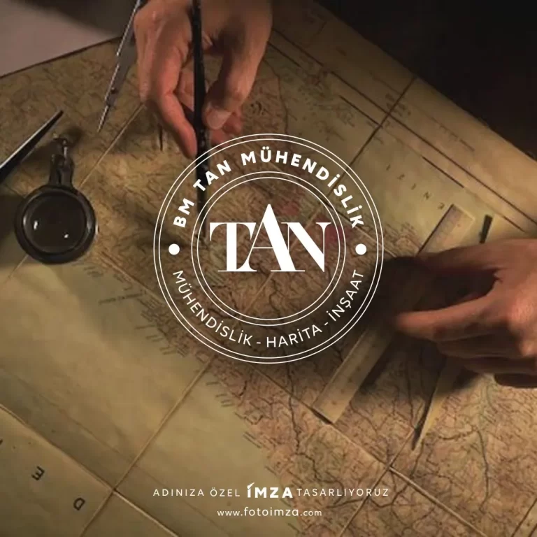 Harita ve Mühendislik yuvarlak logo örnekleri