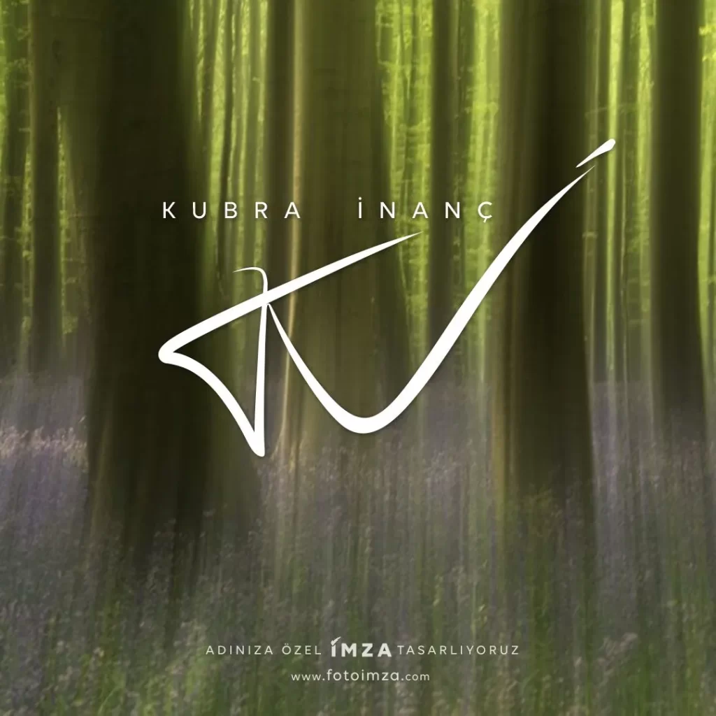 Ki harfi imza logo örnekleri