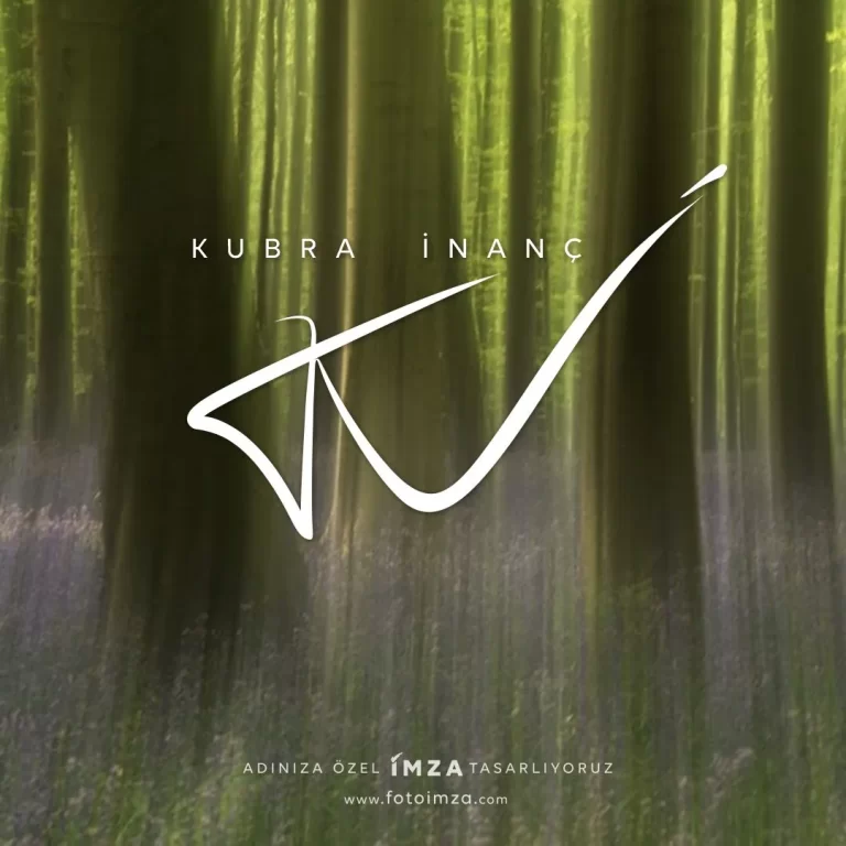 Ki harfi imza logo örnekleri