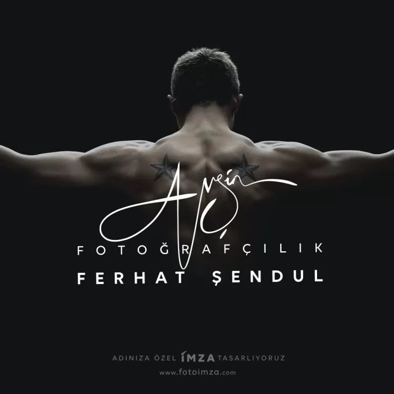 Avşin fotoğrafçı logo örneği