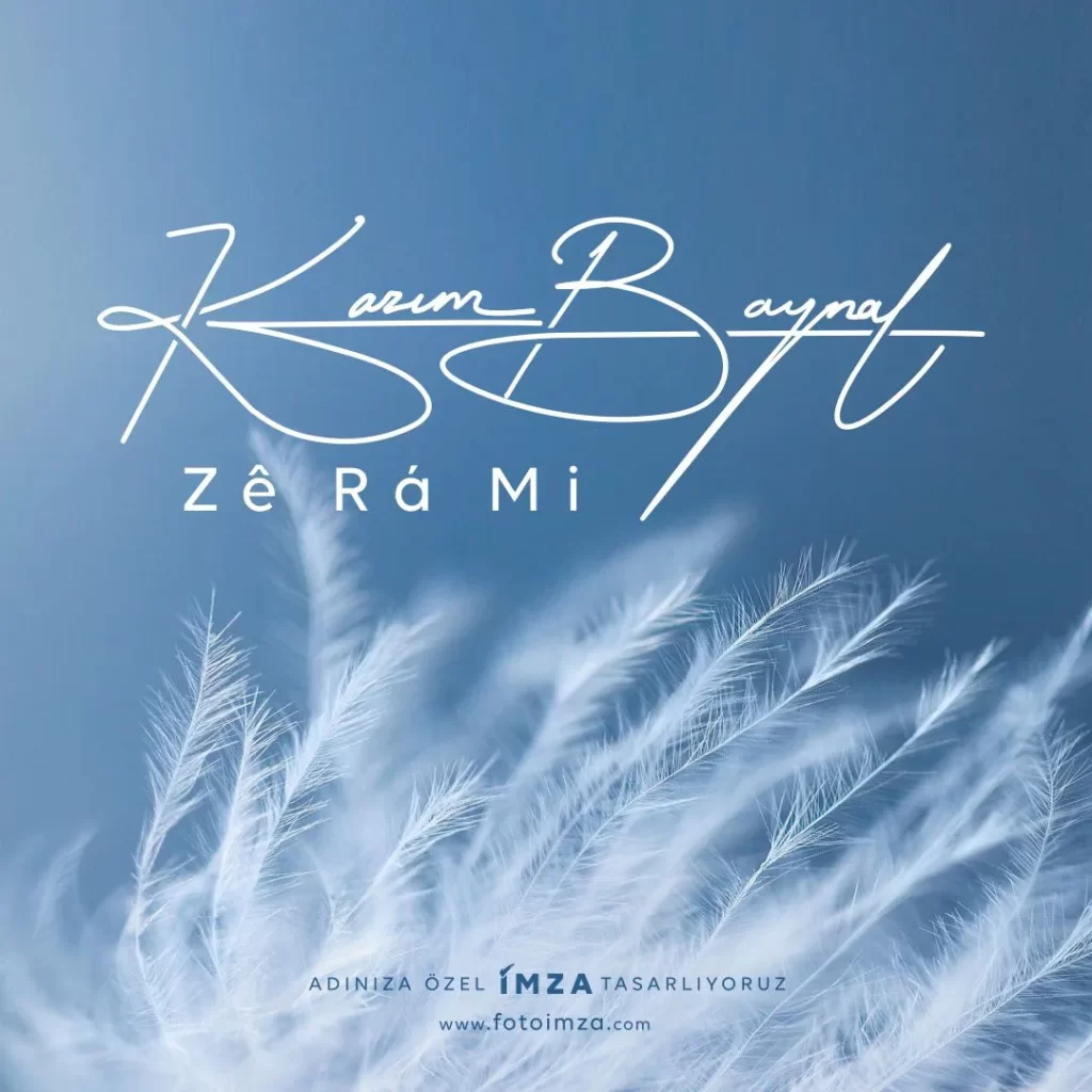 Kazım imza örneği