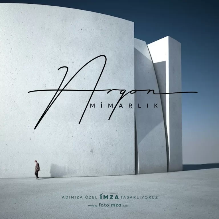 Mimarlık imza örneği tasarımı