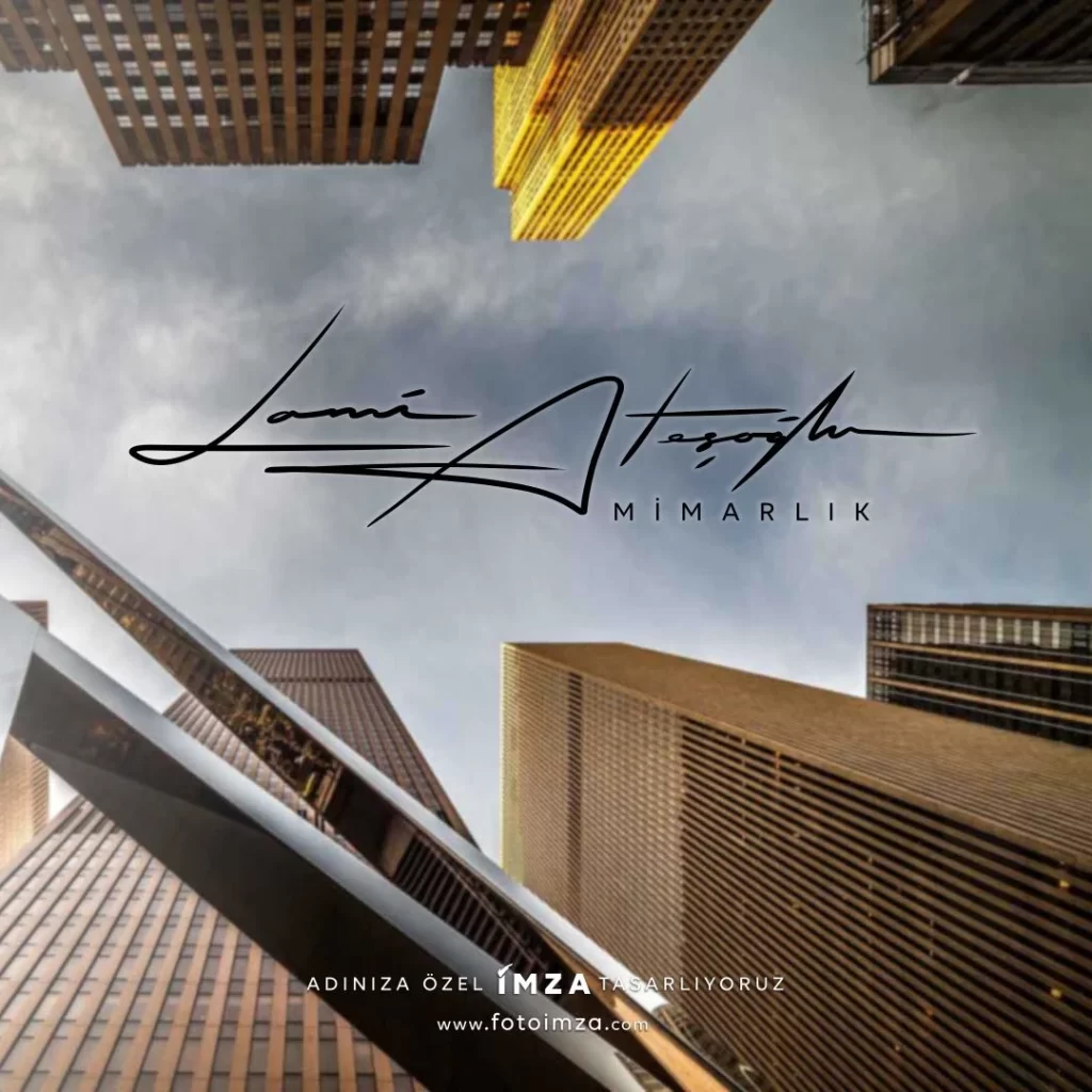 Mimarlık imza logo örnekleri