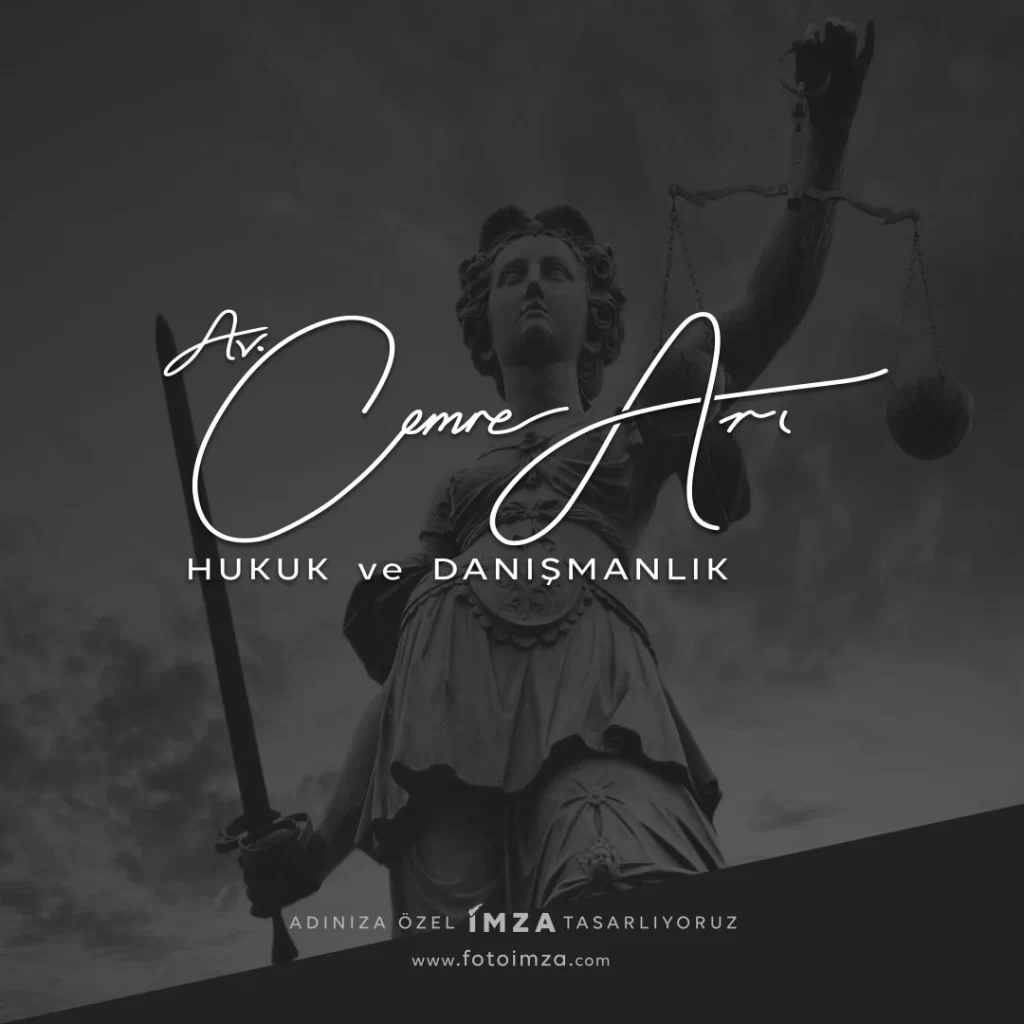 imza hukuk logo örneği