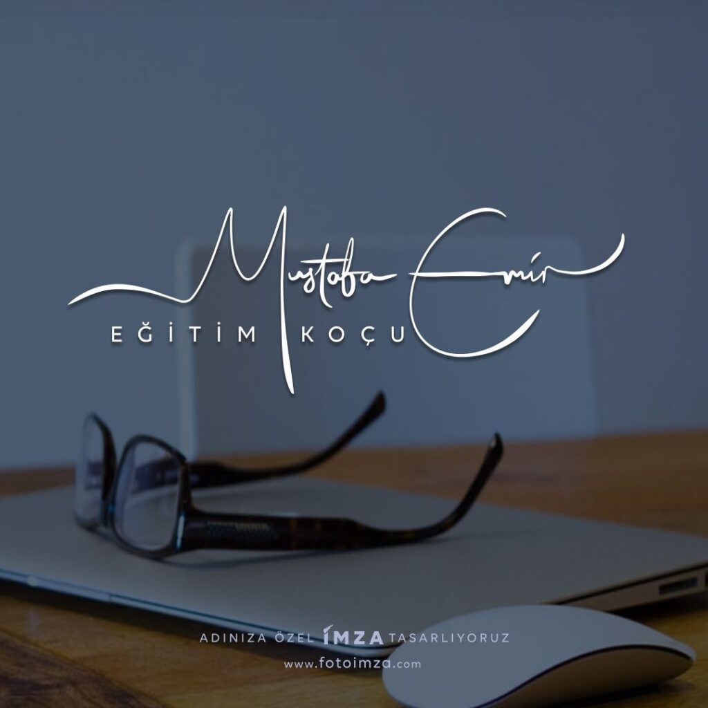 Eğitim koçu imza logo