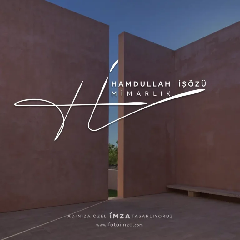 Baş Harflerden Mimarlık Logosu