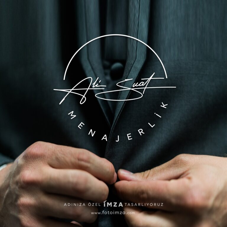 Menajer imza logo tasarımı