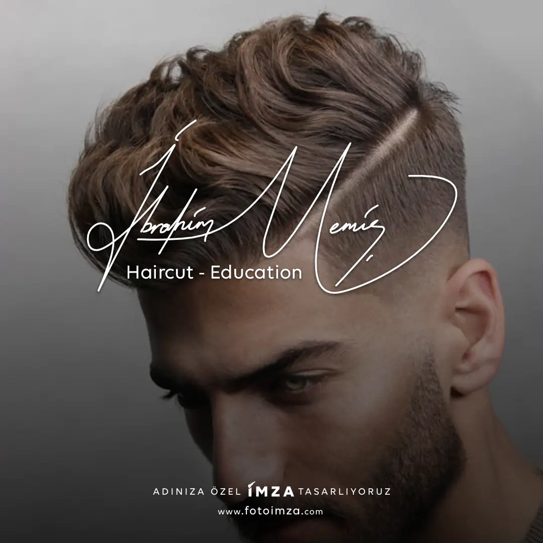 Kuaför isim logo tasarımı